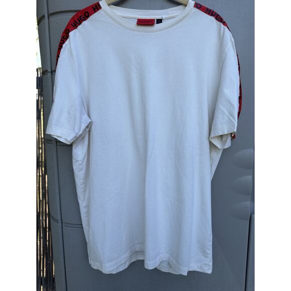 LOT OF 3 HUGO BOSS GRAPHIC T-SHIRTS STRIPED LOGO SZ L - Picture 8 of 16